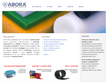 Tablet Screenshot of abora.pl